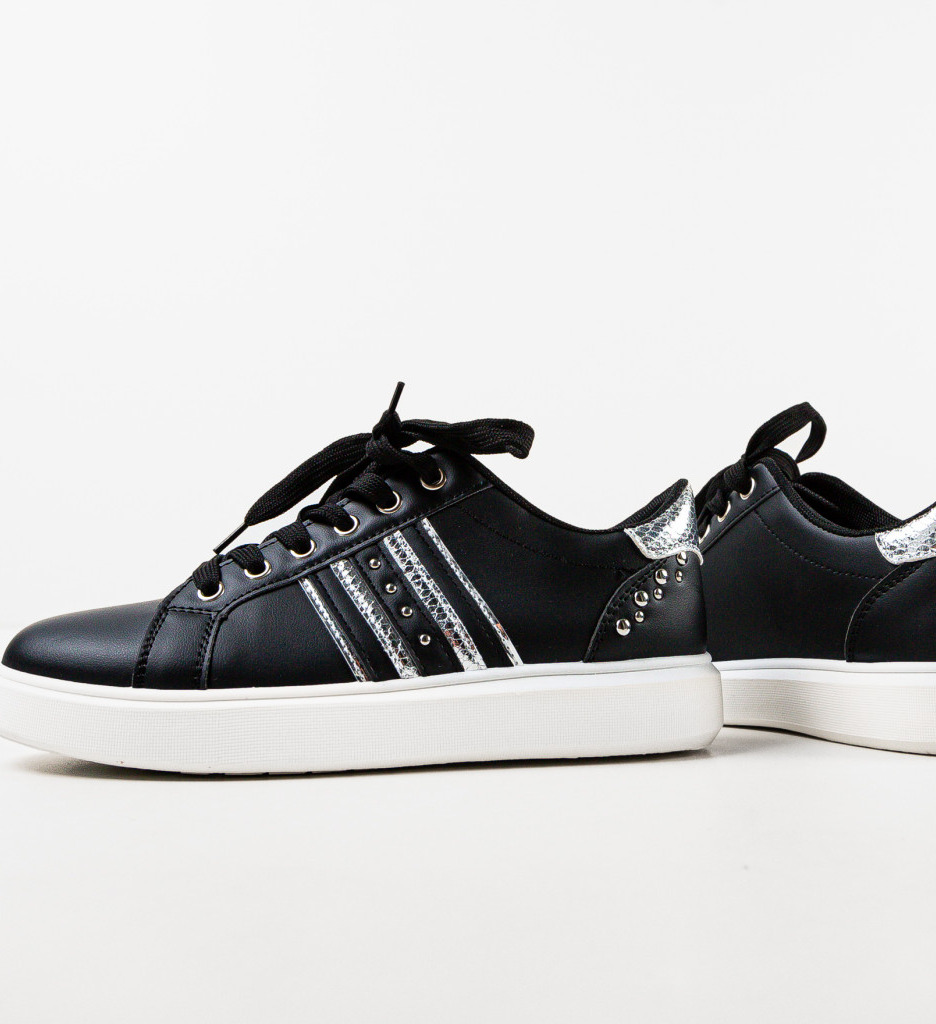 Sneakers Dama Manana Negri - Confort & Stil - imagine 8
