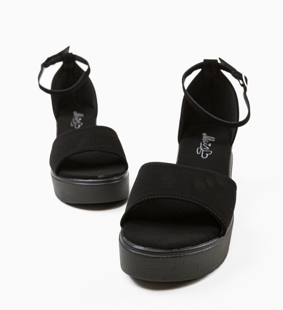 Platforme Dama Sibongil Negre - Eleganță și Confort - imagine 5