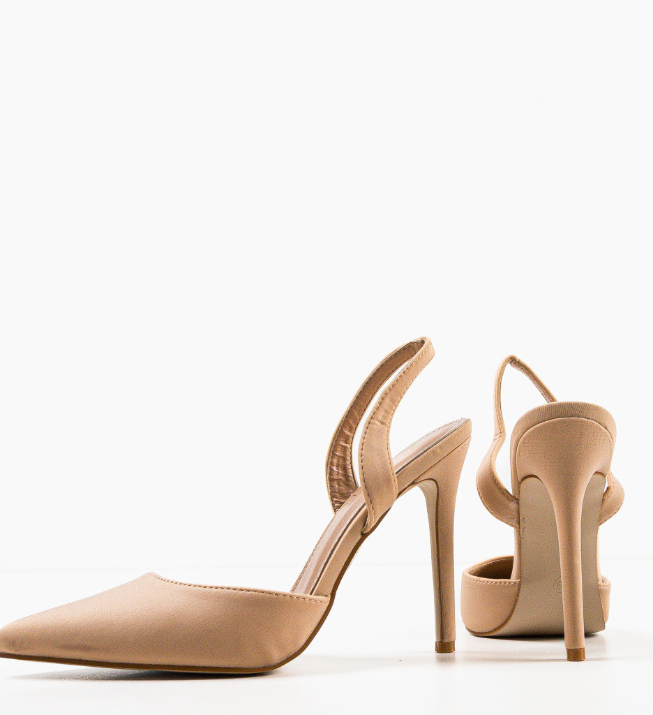 Pantofi cu Toc Ruruma Bej - Eleganță și Confort - imagine 6