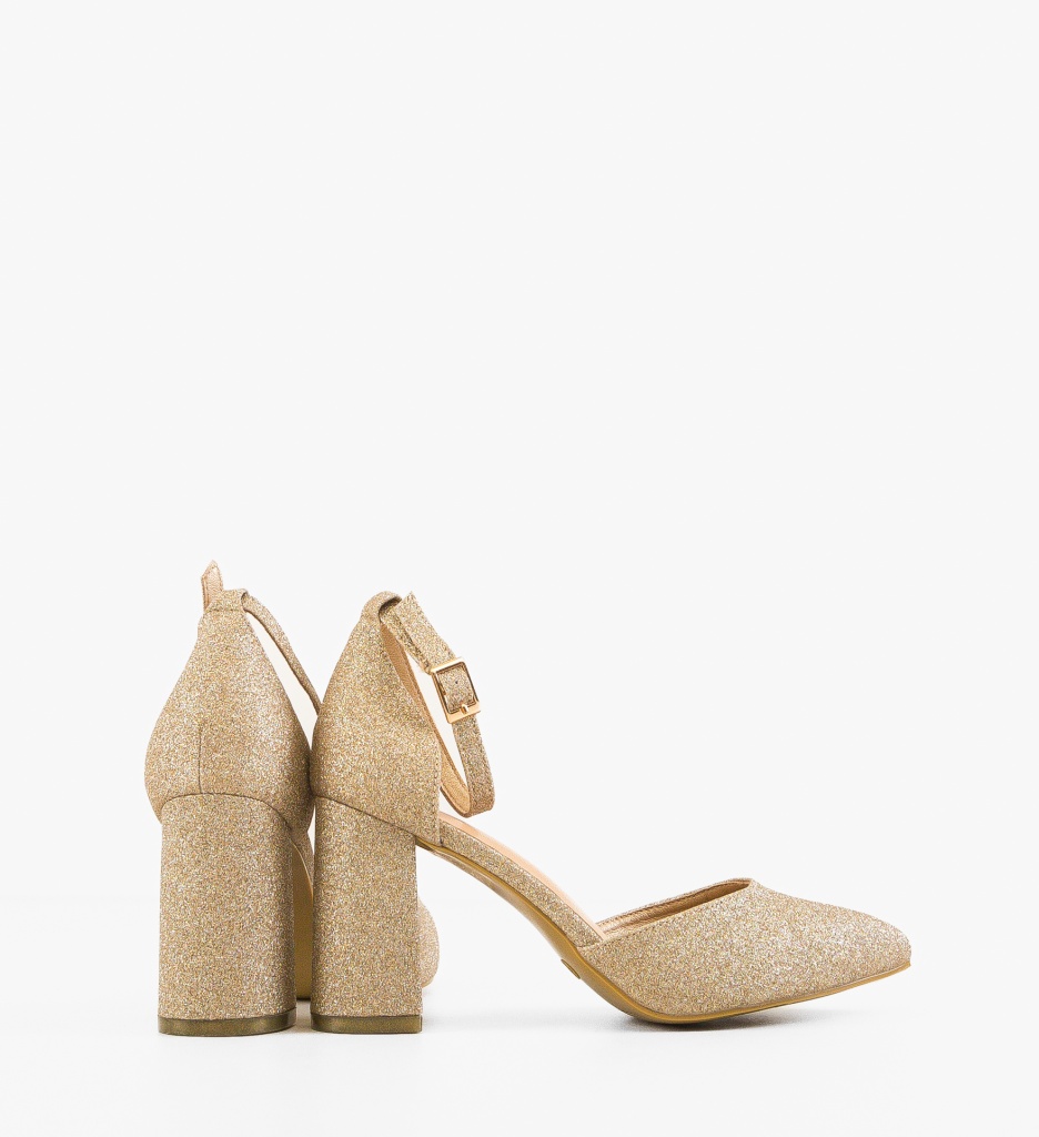 Pantofi Trinit Aurii - Eleganță și Stil - imagine 3