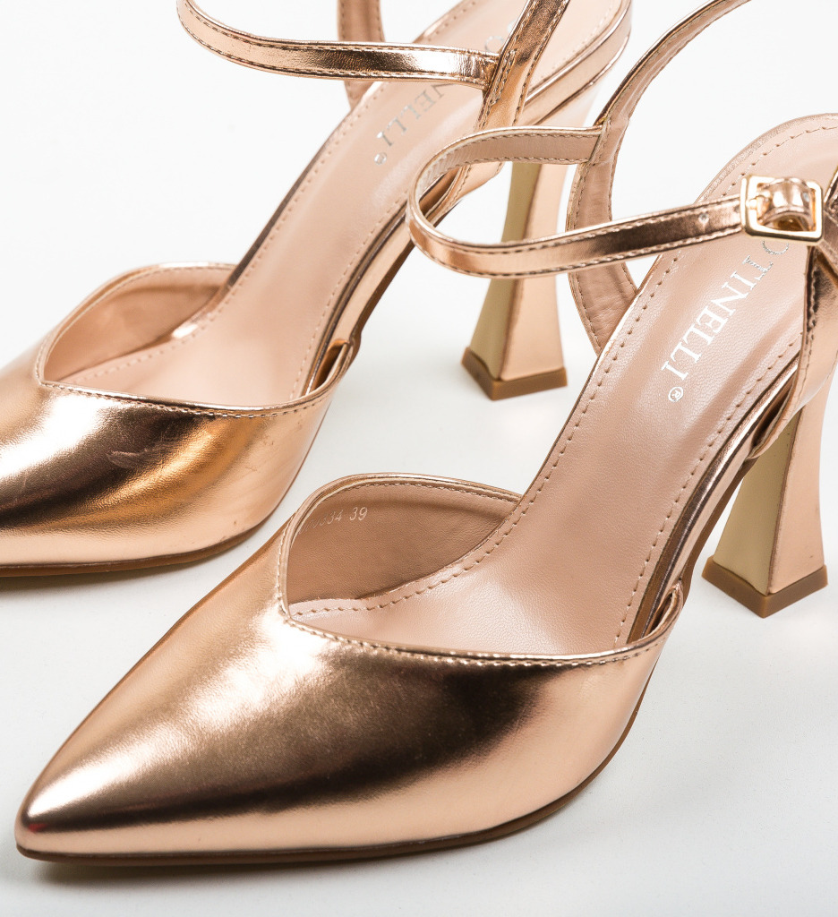 Pantofi Trop Aurii 2 | Eleganță și Stil Unic - imagine 7