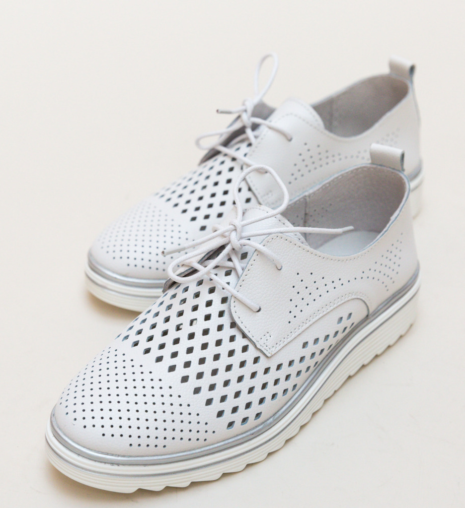 Pantofi Casual Tone Albi - Confort și Stil Zilnic - imagine 5