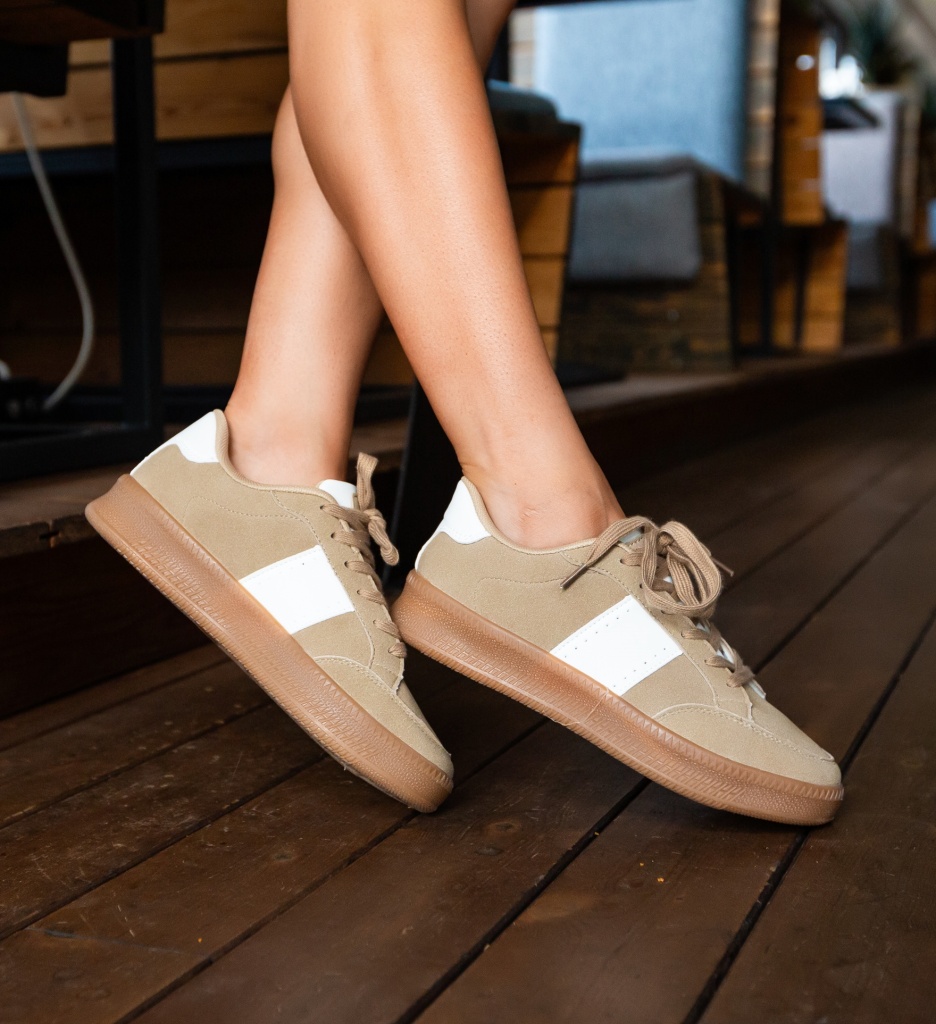 Pantofi Sport Chaya Khaki | Confort Superior - imagine 6