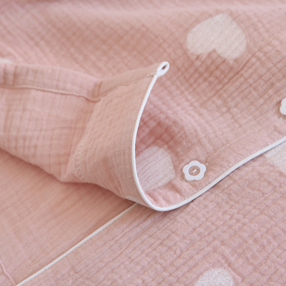 Pijama Dama Delis Sweet Night Bumbac 100% Alb - imagine 6