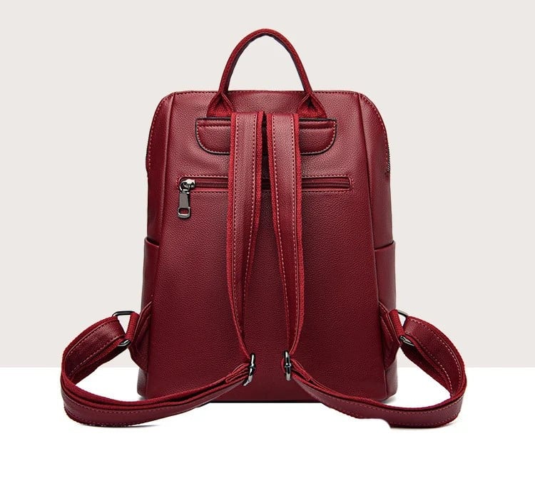 Rucsac Delis Quintessa - Piele Ecologică, Practic - imagine 2