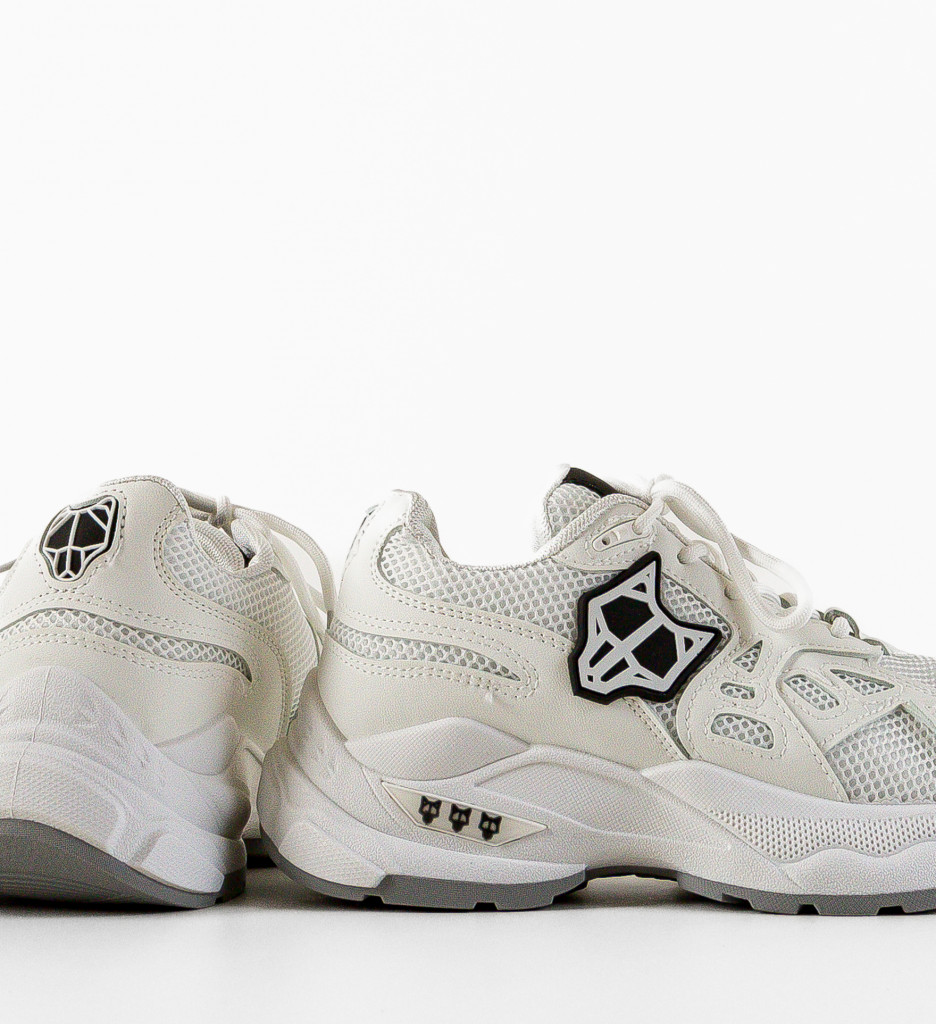 Sneakers Dama Vlup Albi - Confort și Stil - imagine 5