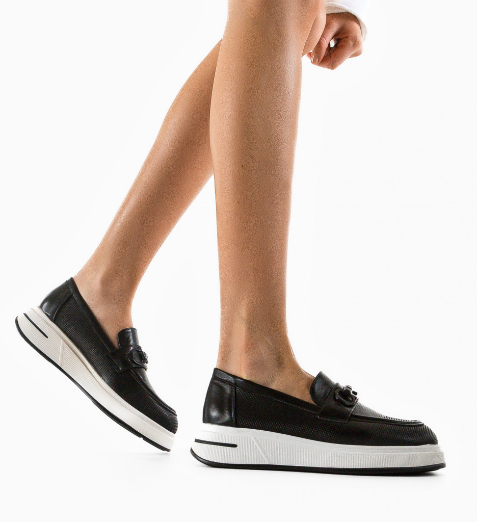 Pantofi Casual Kores Negri | Confort și Stil