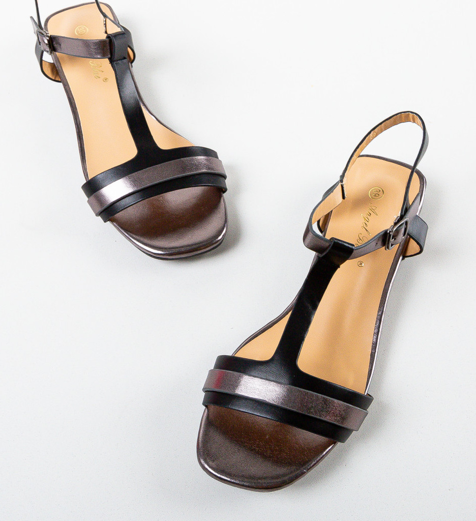 Sandale Dama Suman Negre | Eleganță și Confort - imagine 6