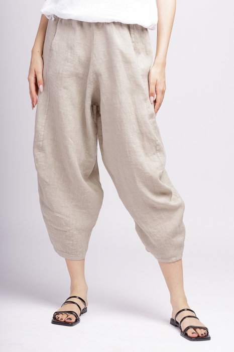 Pantaloni Salvări In Bej Shopika | Confort Total