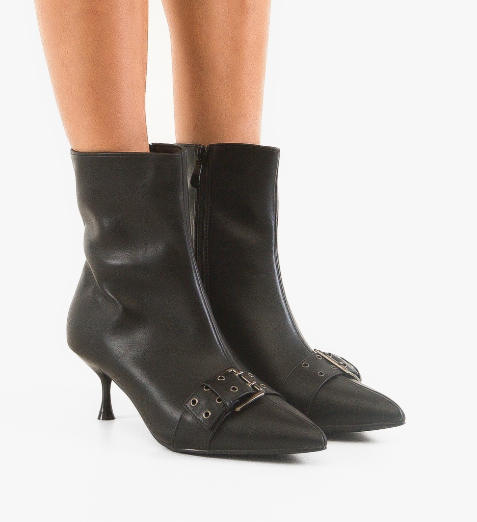 Botine Dama Cliffor Negre | Stil si Confort