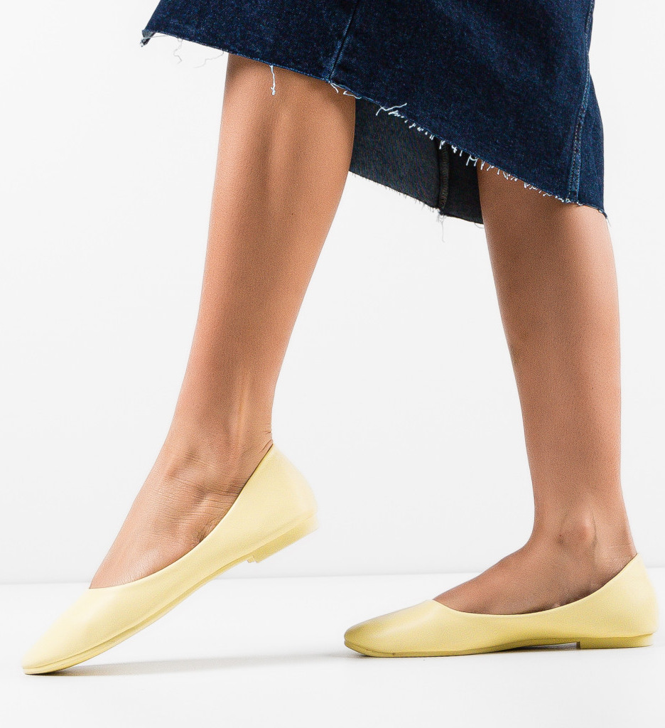 Balerini Kandar Galbeni - Confort și Stil - imagine 3