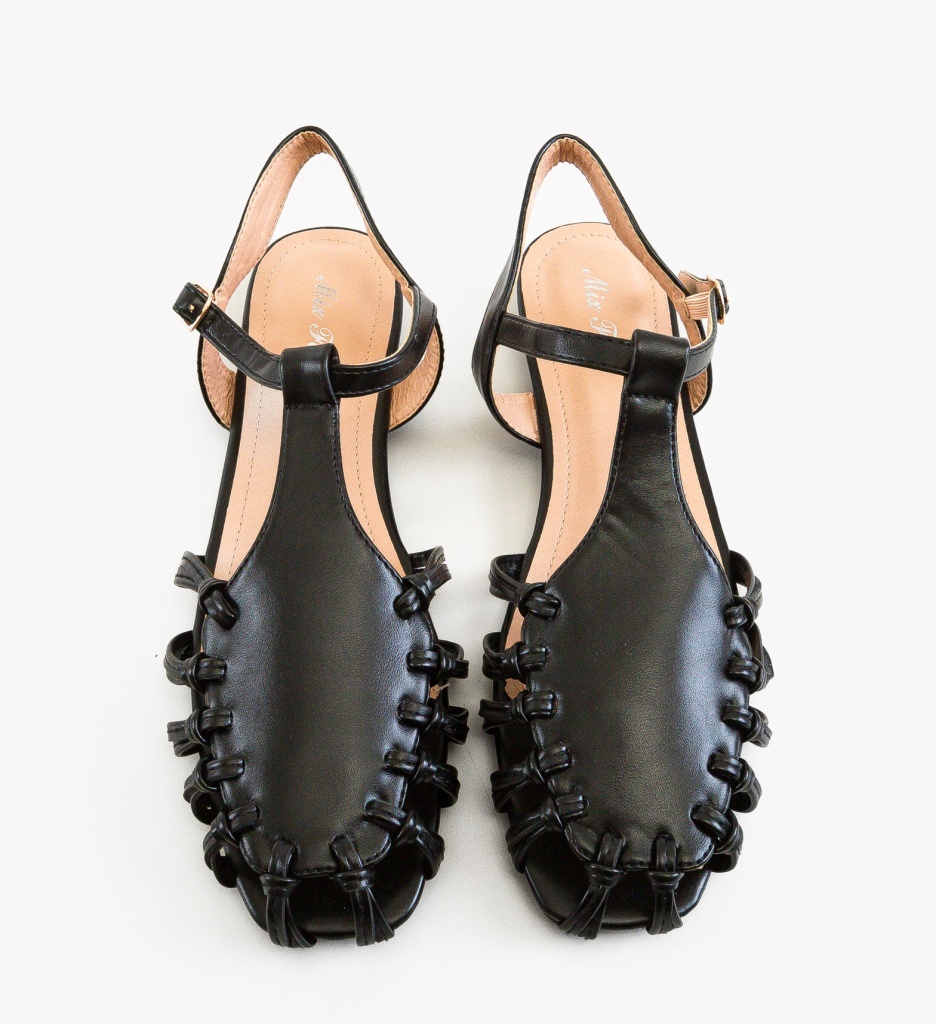 Sandale Dama Lanna Negre – Eleganță și Confort - imagine 3