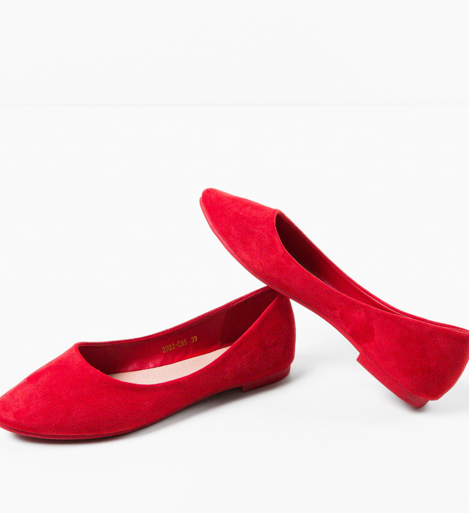 Balerini Lely Rosii - Confort și Eleganță Casual - imagine 7