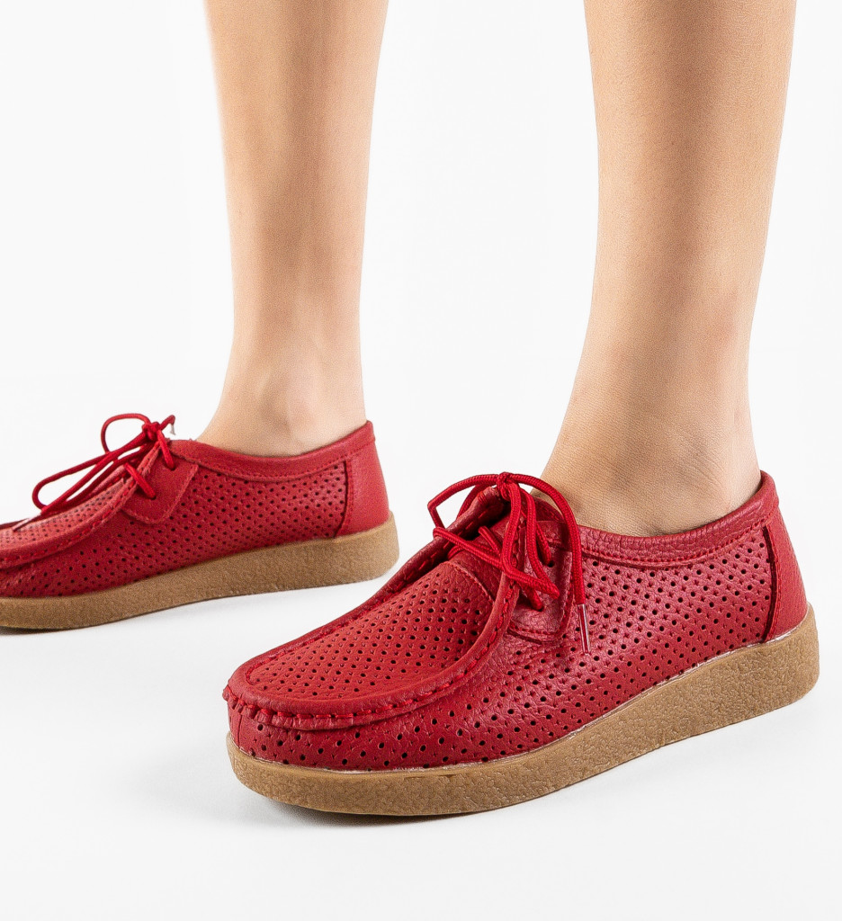 Pantofi Casual Yorker Rosii - Stil și Confort - imagine 4