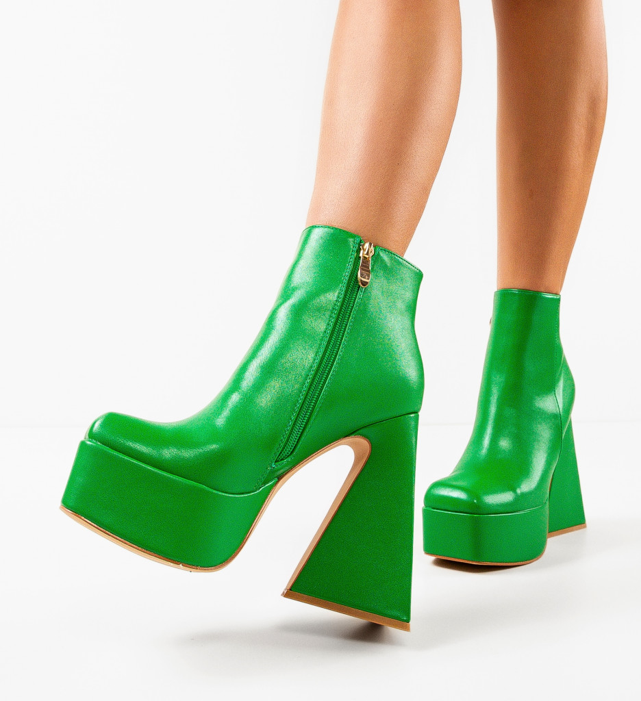 Botine Dama Verzi - Eleganță și Confort - imagine 5