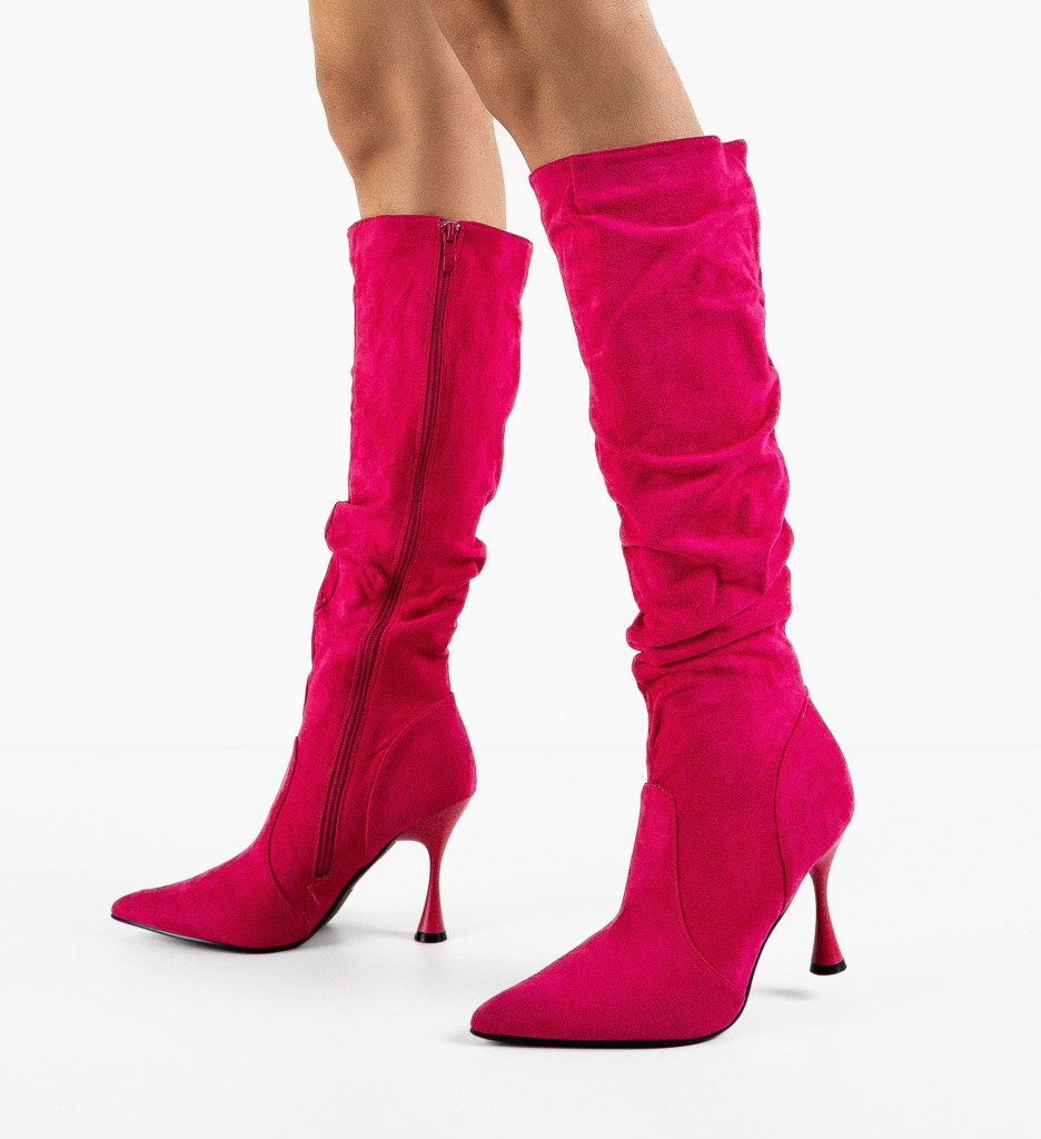 Cizme Dama Klabo Fuchsia - Eleganță și Stil