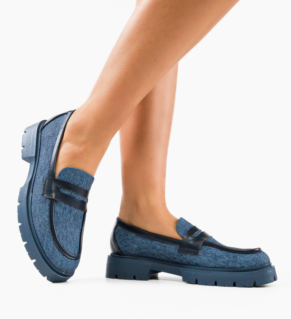 Pantofi Casual Kevi Albastri - Confort Zilnic - imagine 2