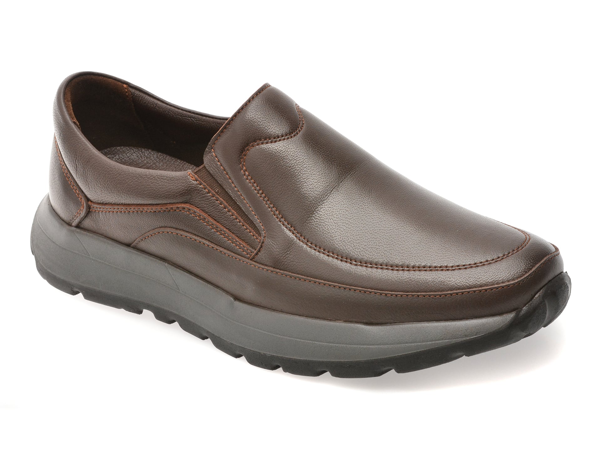 Pantofi OTTER Maro din Piele Naturală