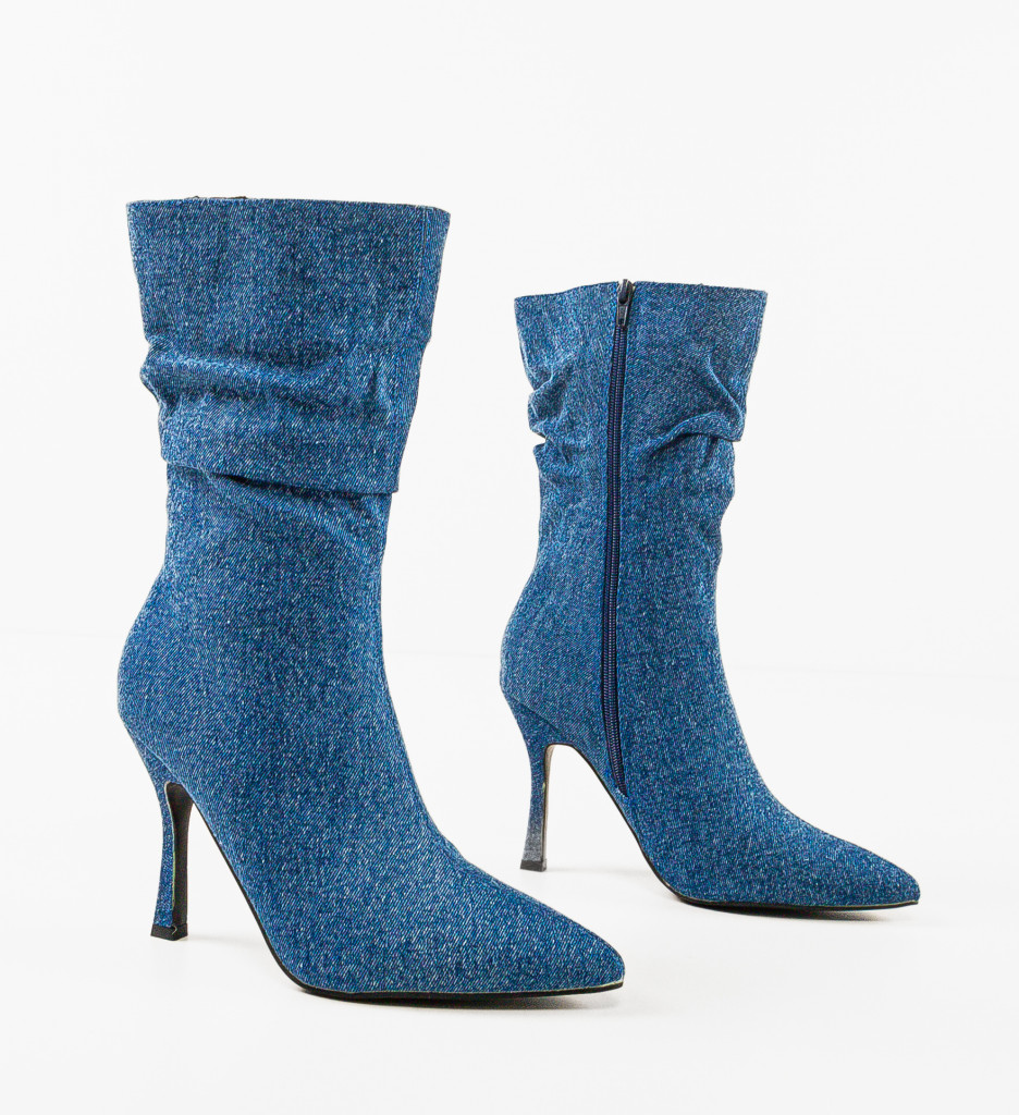 Botine Dama Albastre - Eleganță și Confort