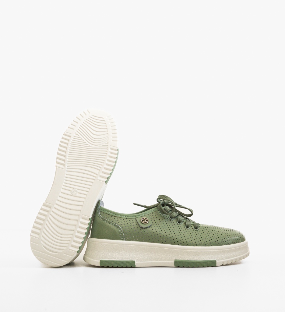 Pantofi Casual Ygrysha Verzi | Confort & Stil - imagine 2