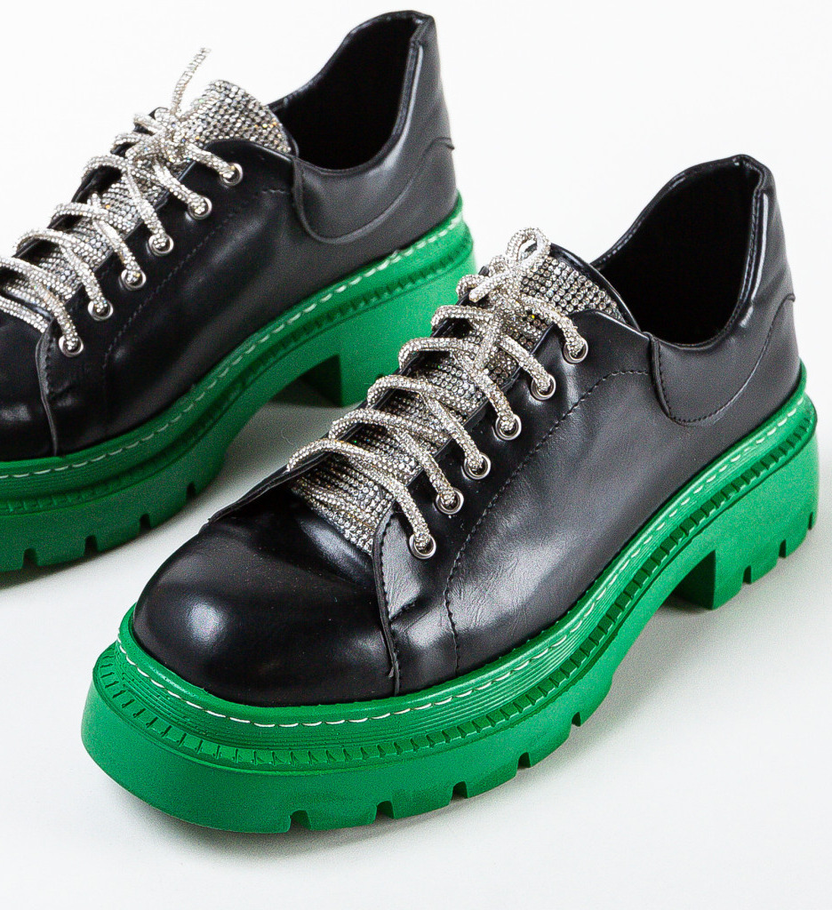 Pantofi Casual Dama Friday Negri - Confort & Stil - imagine 6