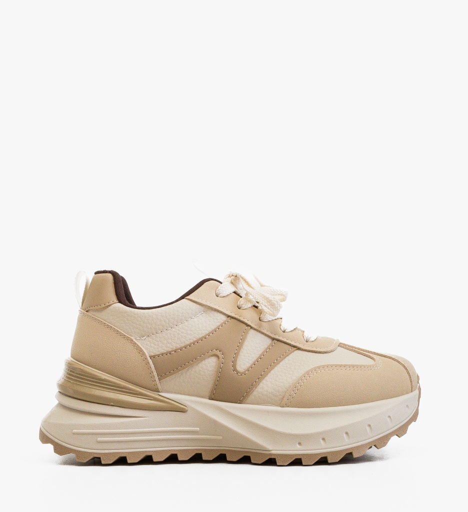 Sneakers Dama Senso Bej | Confort și Stil - imagine 6