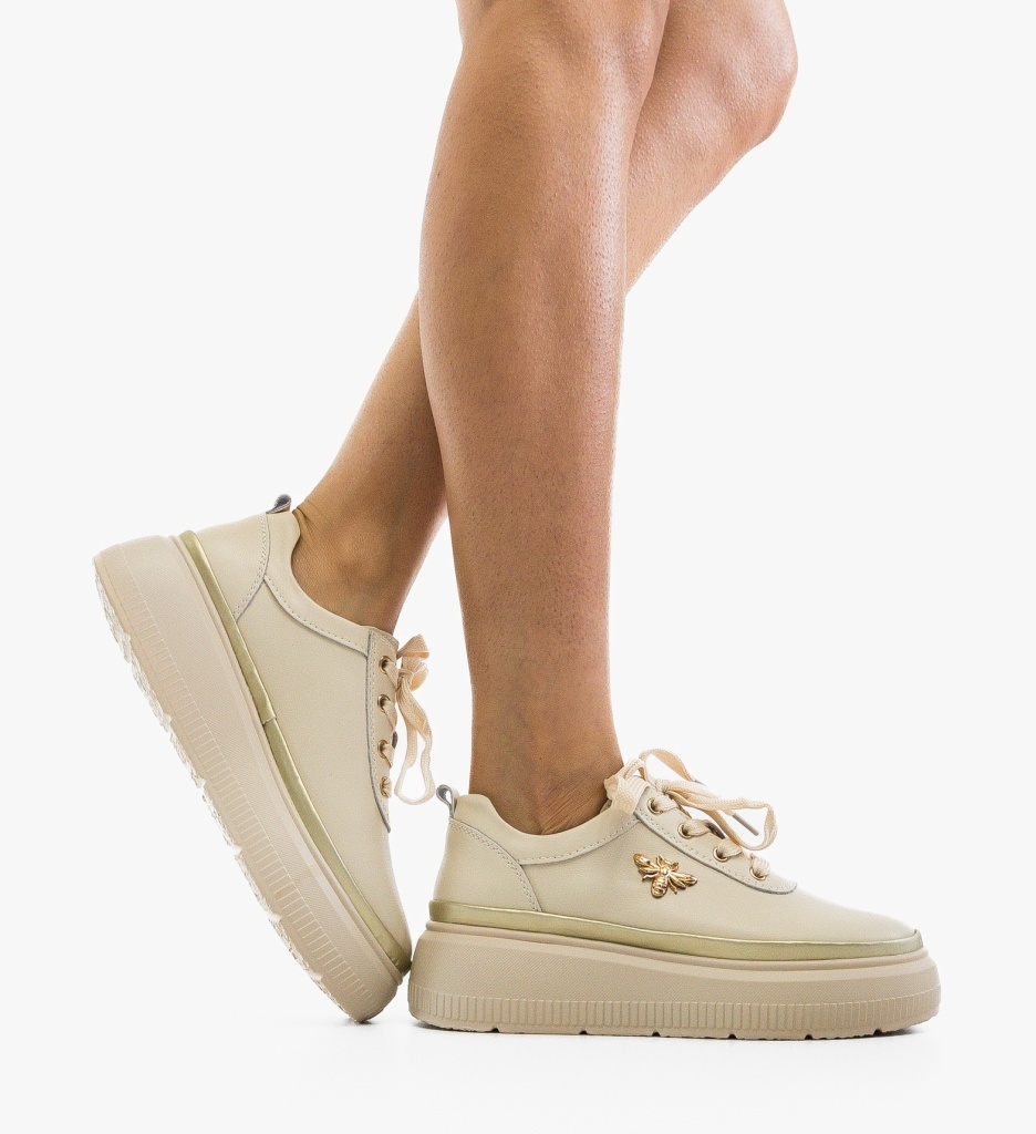 Pantofi Casual Zumzy Bej | Confort și Stil Zilnic