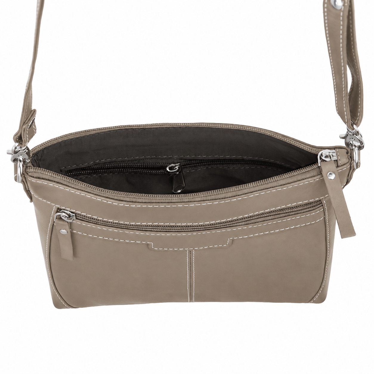 Geanta Dama Claudie GT3882 Piele Naturala Bej - imagine 2