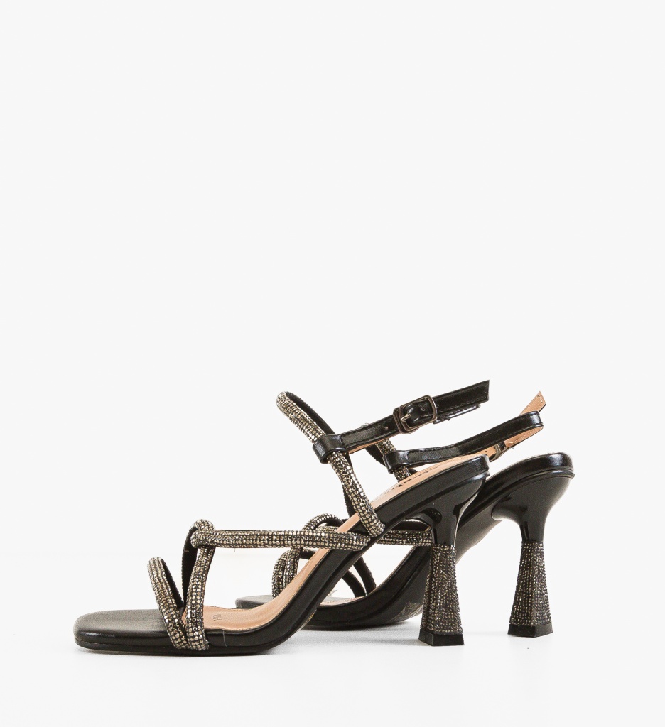 Sandale Khilad Negre | Eleganță și Stil - imagine 4