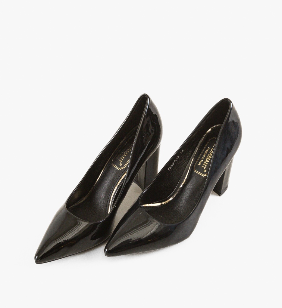 Pantofi cu Toc Mendoza Negri - Eleganță Maximă - imagine 5