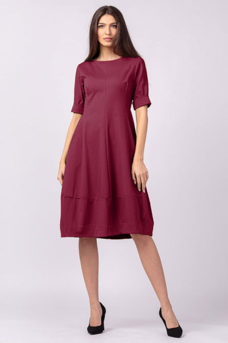 Rochie Lalea Bordo Shopika | Eleganță și Confort