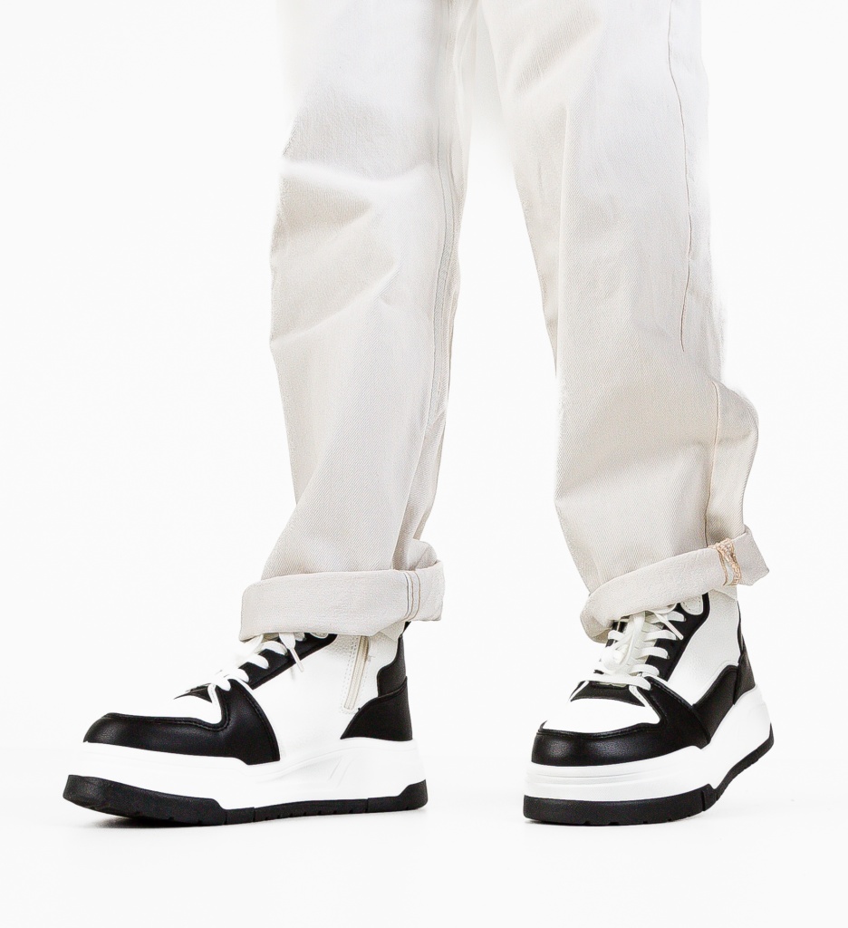 Sneakersi Okayta Albi - Confort și Stil Urban