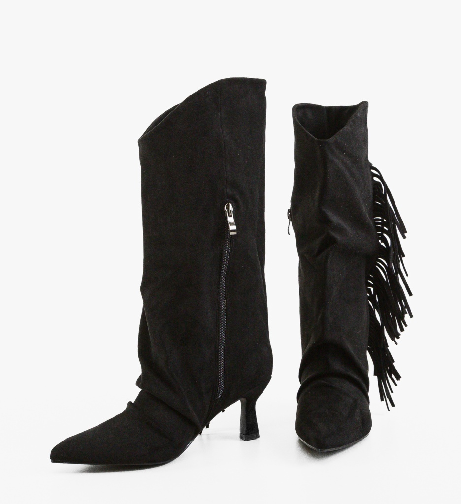 Cizme Dama Farende Negre - Eleganță și Confort - imagine 2