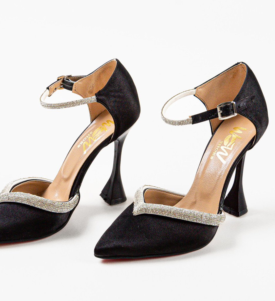 Pantofi Meko Negri cu Toc - Eleganță Maximă - imagine 7