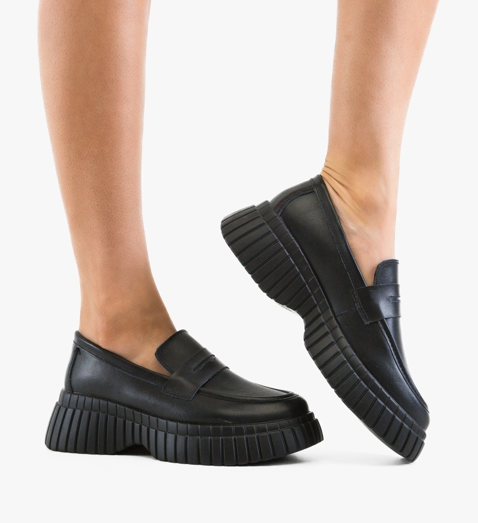 Pantofi Casual Kalte Negri - Confort și Stil - imagine 5