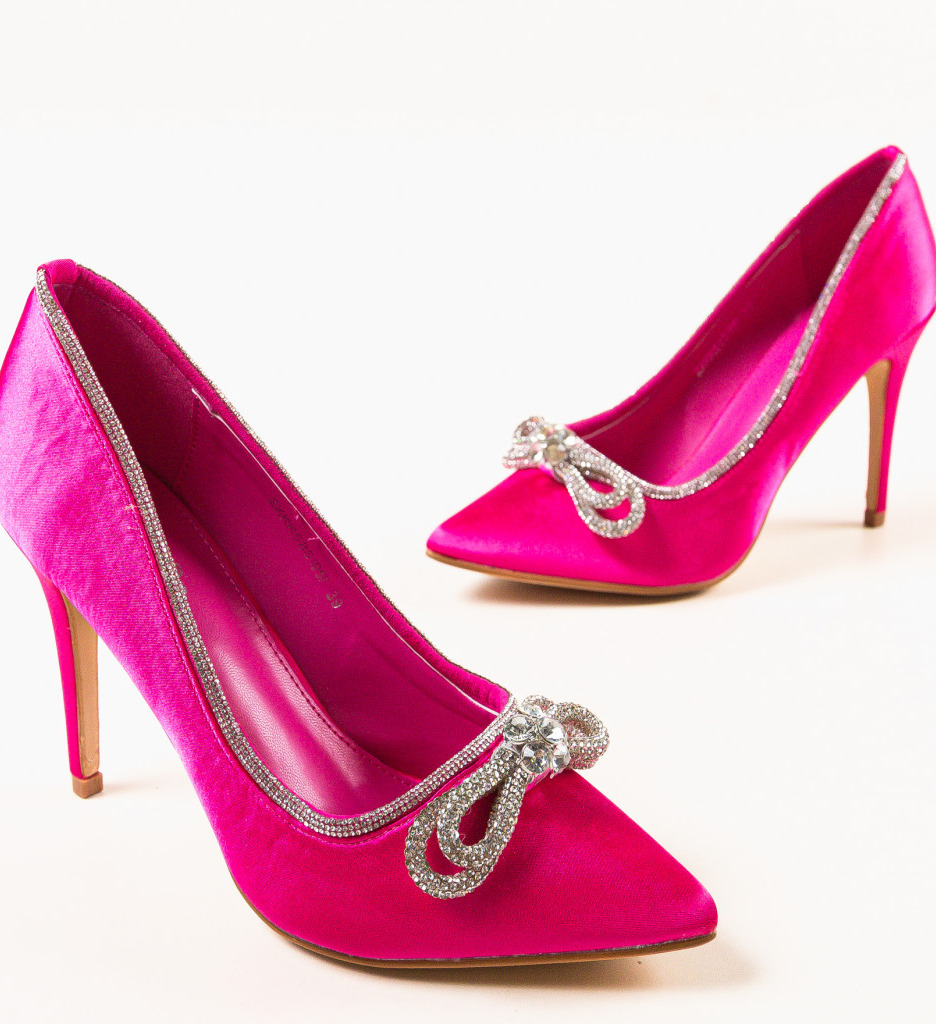 Pantofi cu toc Reytar Fuchsia | Eleganță și Stil - imagine 7