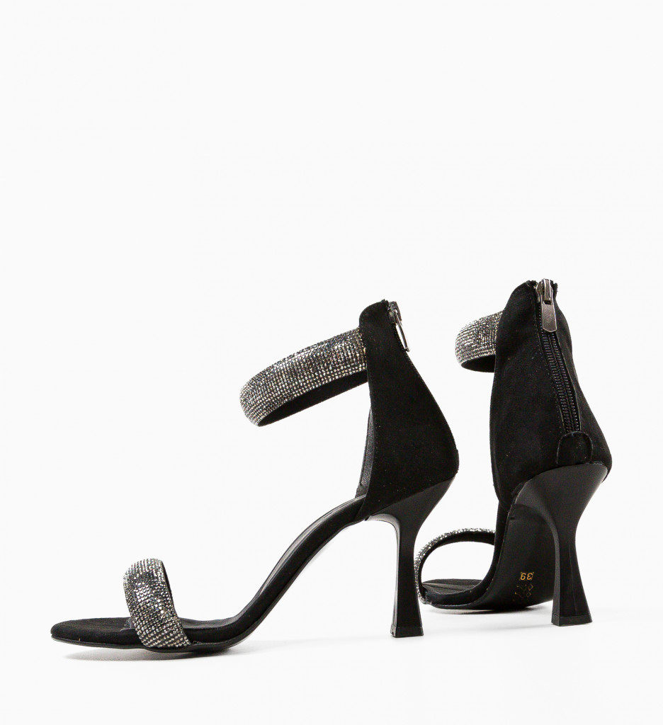 Sandale Dama Nae Negre | Toc Stilat - imagine 8