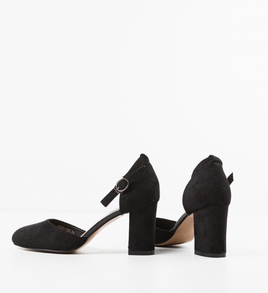 Pantofi Uneraya Negri cu Toc - Eleganță Asigurată - imagine 8