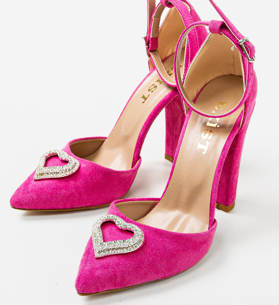 Pantofi dama Vyvyma Roz - Eleganță și Stil - imagine 5
