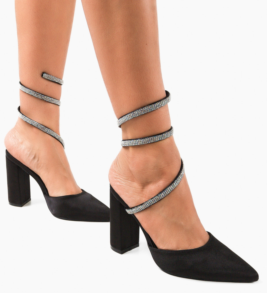 Pantofi Lhamo Negri | Eleganță și Stil - imagine 2