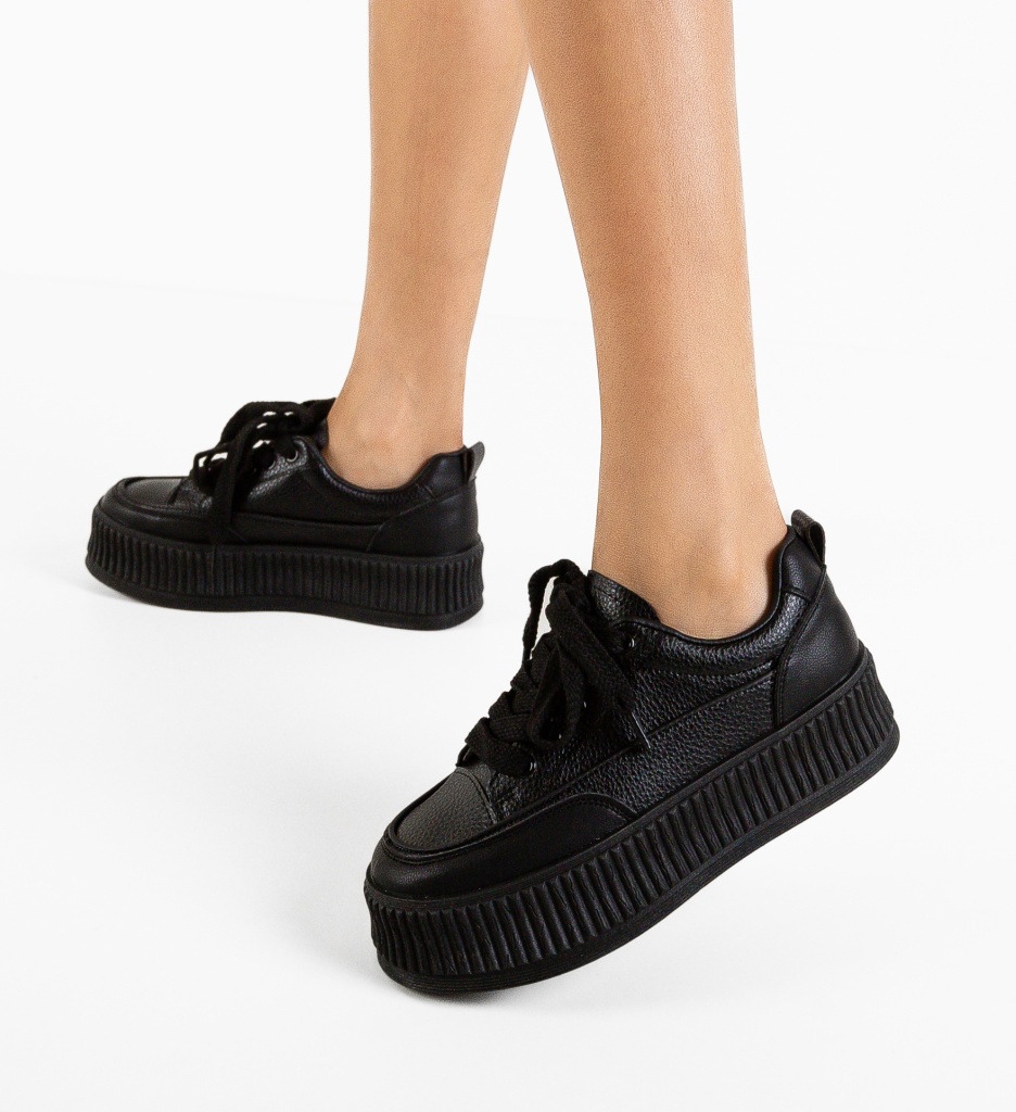 Sneakers Dama Vamyata Negri - Confort și Stil - imagine 2