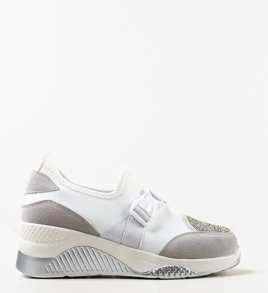 Sneakers Dama Tensive Albi | Stil și Confort - imagine 5