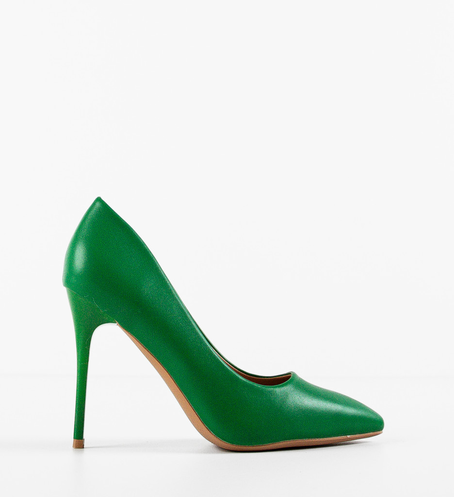 Pantofi Toc Oknam Verzi | Eleganță Asigurată - imagine 6