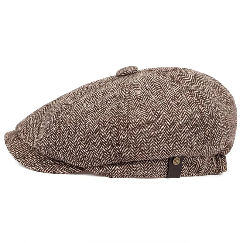 Bereta Bărbați Maro Picadili | Stil Clasic