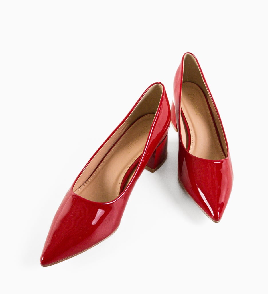 Pantofi Fedlimi Rosii - Eleganță și Stil - imagine 5