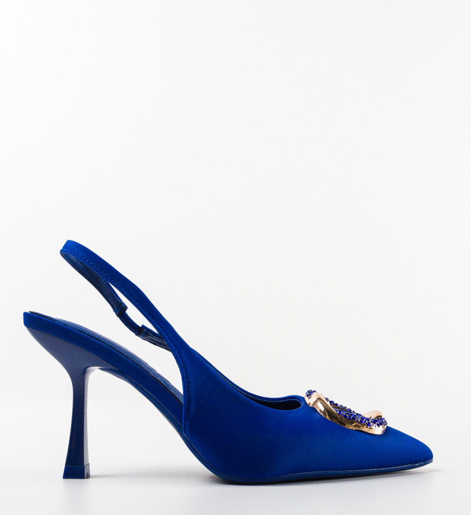 Pantofi Dama Pierce Albastru - Eleganță și Stil - imagine 5