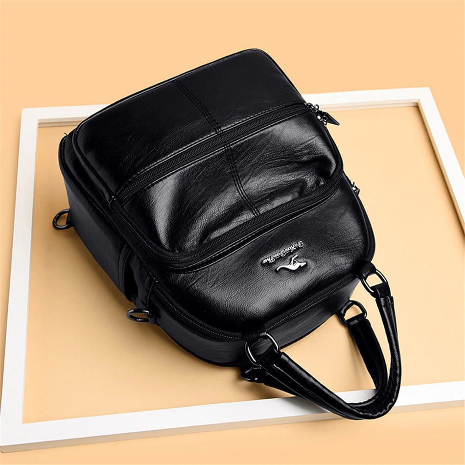 Rucsac Dama Delis Arya GT2255, Negru, Versatil - imagine 3