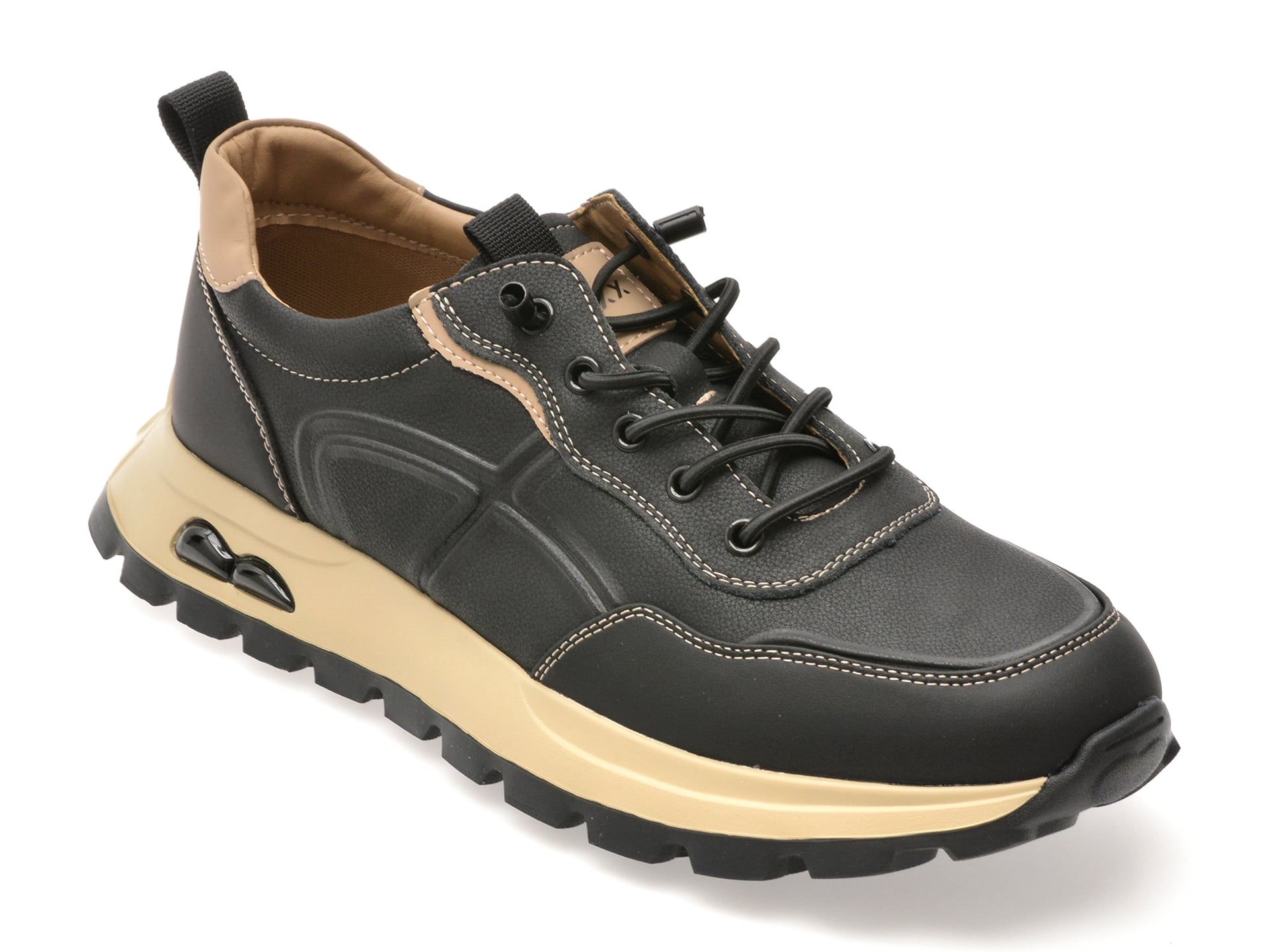Pantofi Sport Gryxx Negri Piele Naturală