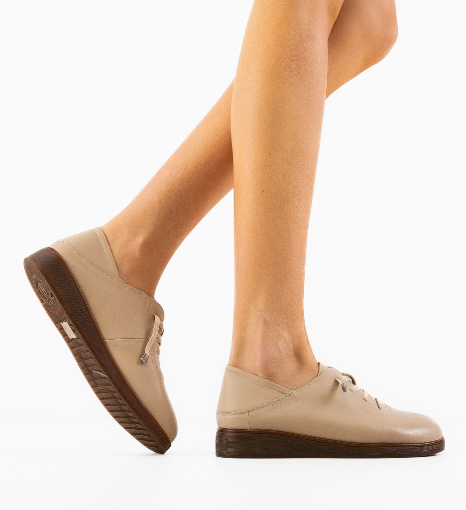 Pantofi Casual Heleg Bej - Confort și Stil - imagine 2