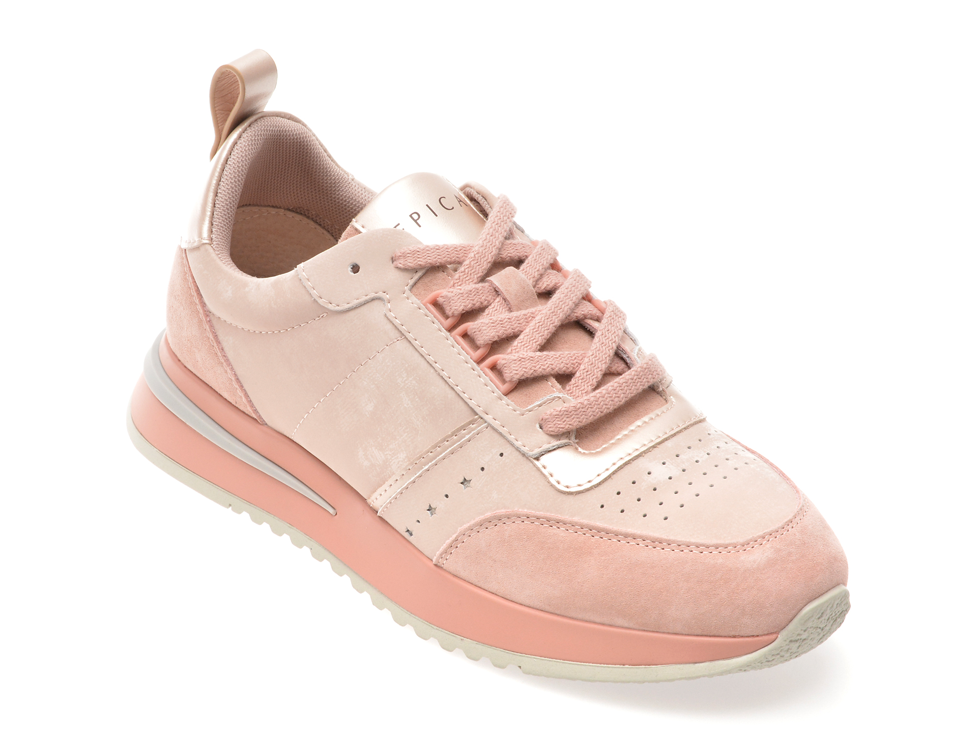 Pantofi Sport Epica Roz din Piele Naturala
